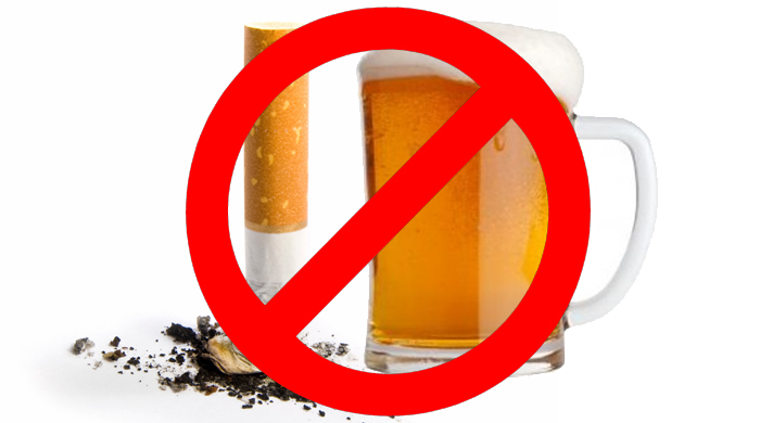 Say No to smoking & drinking